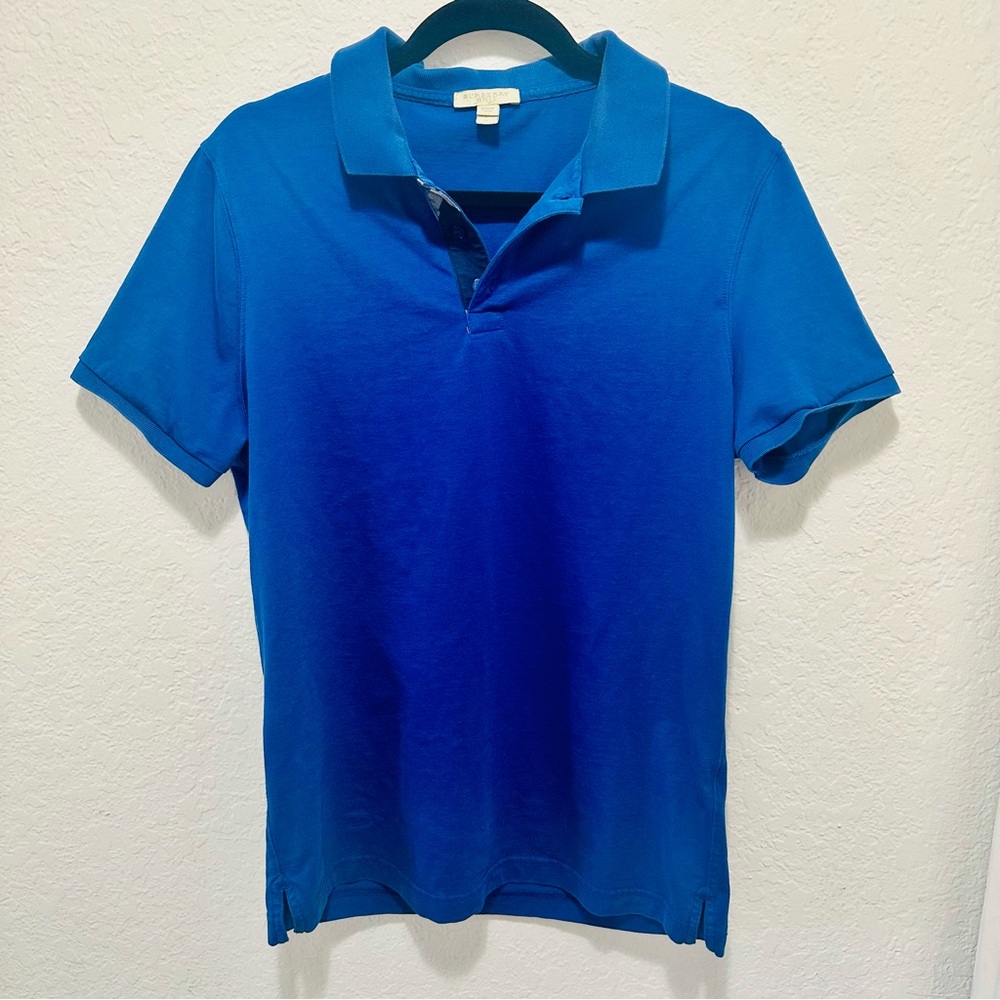 Burberry Brit Blue Cotton Polo